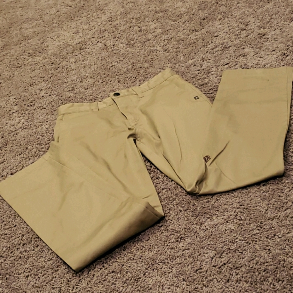 Youth khaki volcom pants